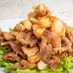 Fried Golden Pork - Crab at Bay Seafood Restaurant - G search Recommends
