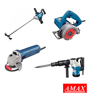 When it comes to high-quality construction tools, Amax Machinery Pte Ltd in Singapore proudly offers the DONG CHENG Angle Grinder, Demolition Hammer, and Electric Mixer.
