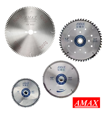The AMAX Saw Blades are specialized cutting tools designed to provide precise and efficient cutting for both wood and aluminum materials.