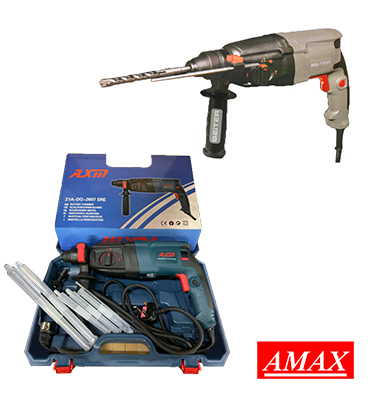 The Rotary Hammer series, including the AXM Z1A-DG-2607-SRE and the BEITER BT-26SRE 850, offers powerful and precise drilling solutions tailored for professional construction and renovation projects.